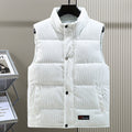 Men's Sleeveless Corduroy Puffer Vest