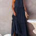 Heather | Elegant Women's Dress in Luxe Fabric - Marineblau