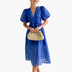 Liliana | Elegant Summer Midi Dress for Effortless Elegance - Blue
