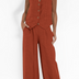 Grace | Elegant Summer Two-Piece Set - Orange