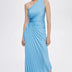 Lori | Elegant Maxi Dress in Luxe Fabric - Light Blue