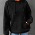 Molly | Women's Luxurious Winter Pullover Hoodie - Black