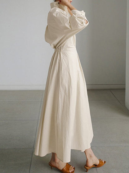 Kimberly | Elegant Midi Dress with Button Closure