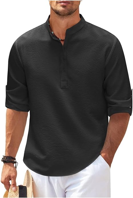 Marvin | Men's Casual Shirt - Relaxed Fit - Lightweight Cotton