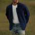 John | Elegant Men's Blazer with Pockets - Blue
