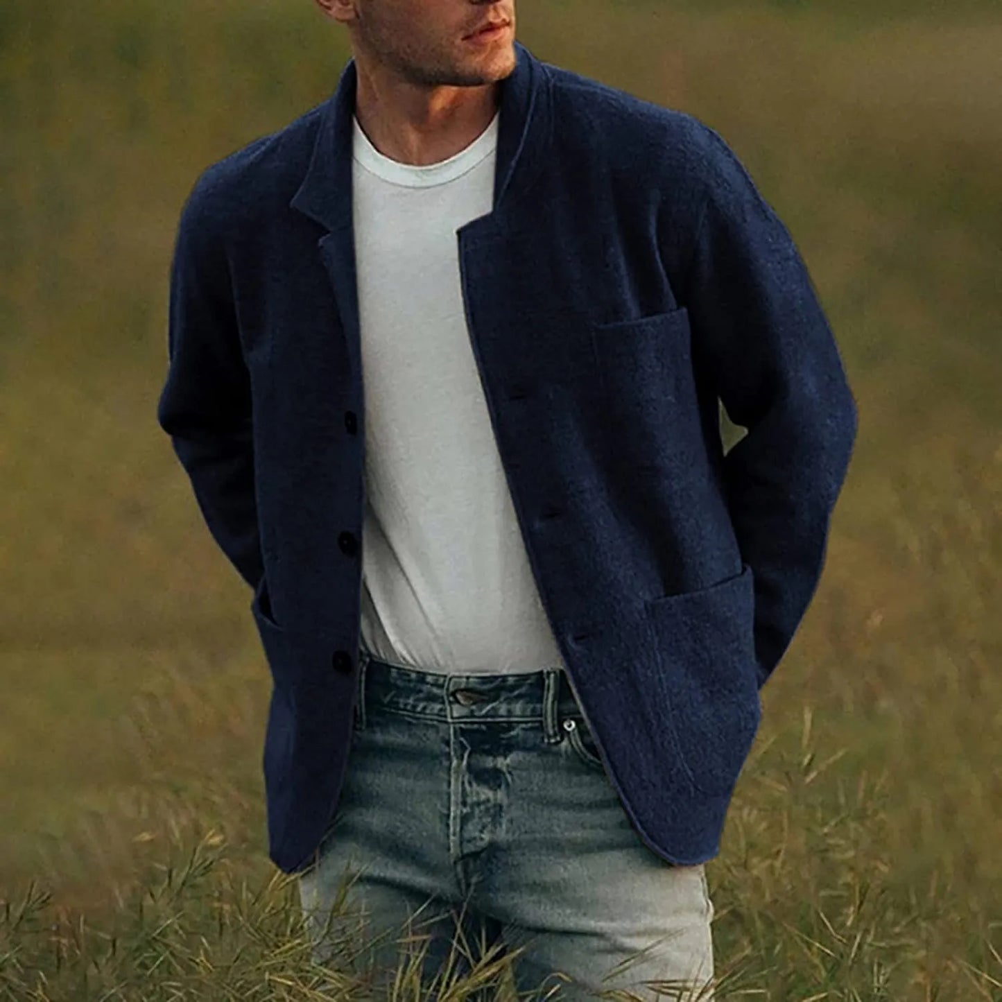 John | Elegant Men's Blazer with Pockets