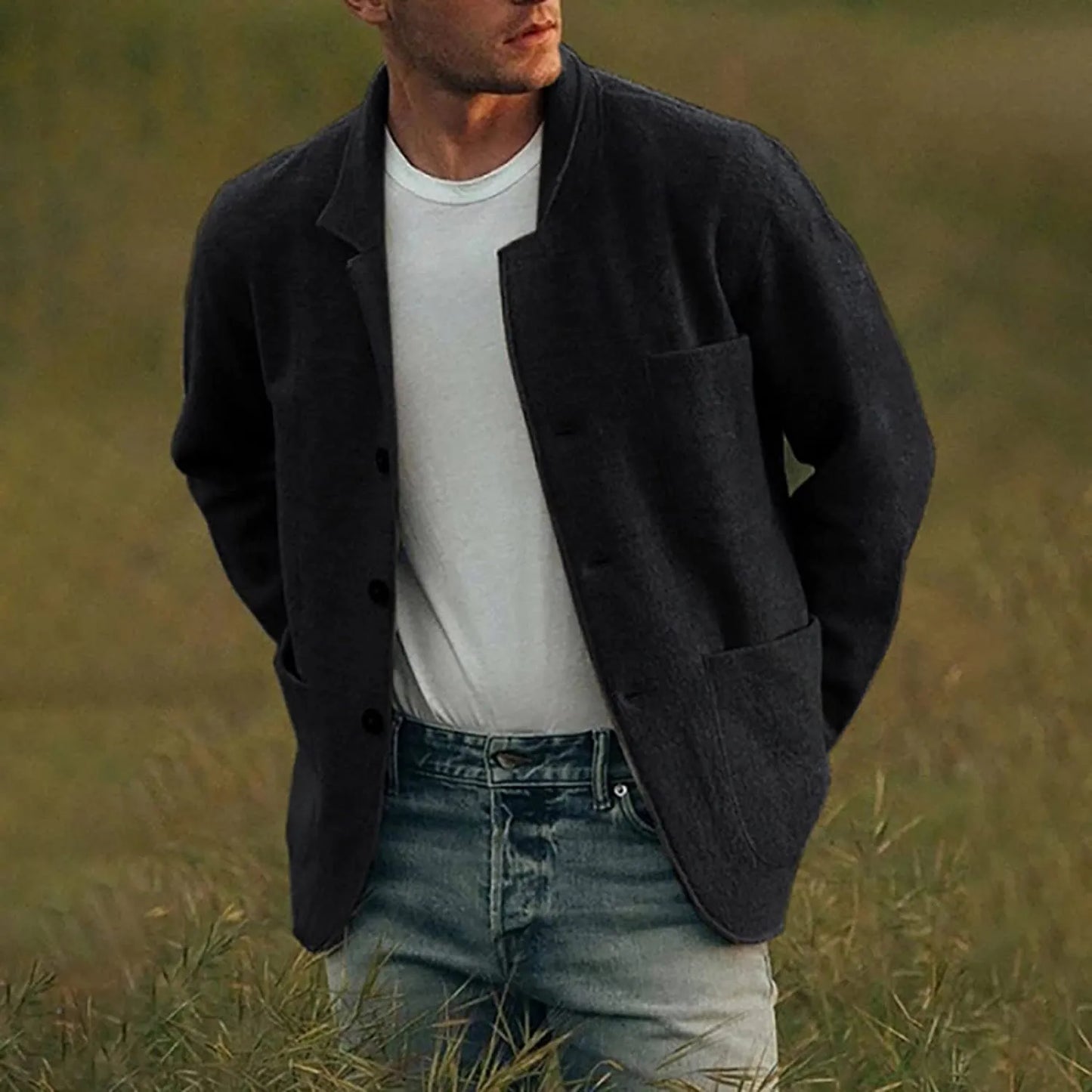 John | Elegant Men's Blazer with Pockets