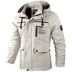 Dwight Men's Hooded Utility Jacket - White