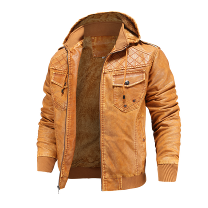 Dorian Men's Hooded Bomber Jacket