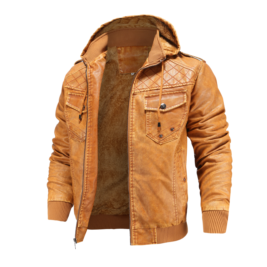 Dorian Men's Hooded Bomber Jacket