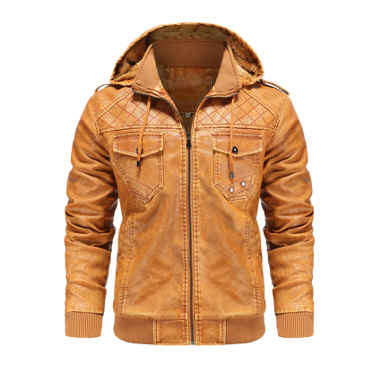 Dorian Men's Hooded Bomber Jacket