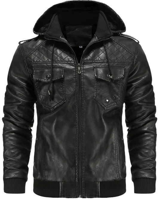 Dorian Men's Hooded Bomber Jacket