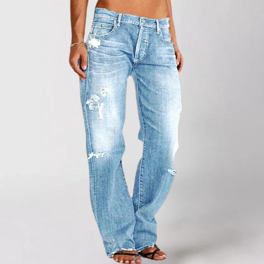 Carol | Relaxed Wide-Leg Denim Jeans