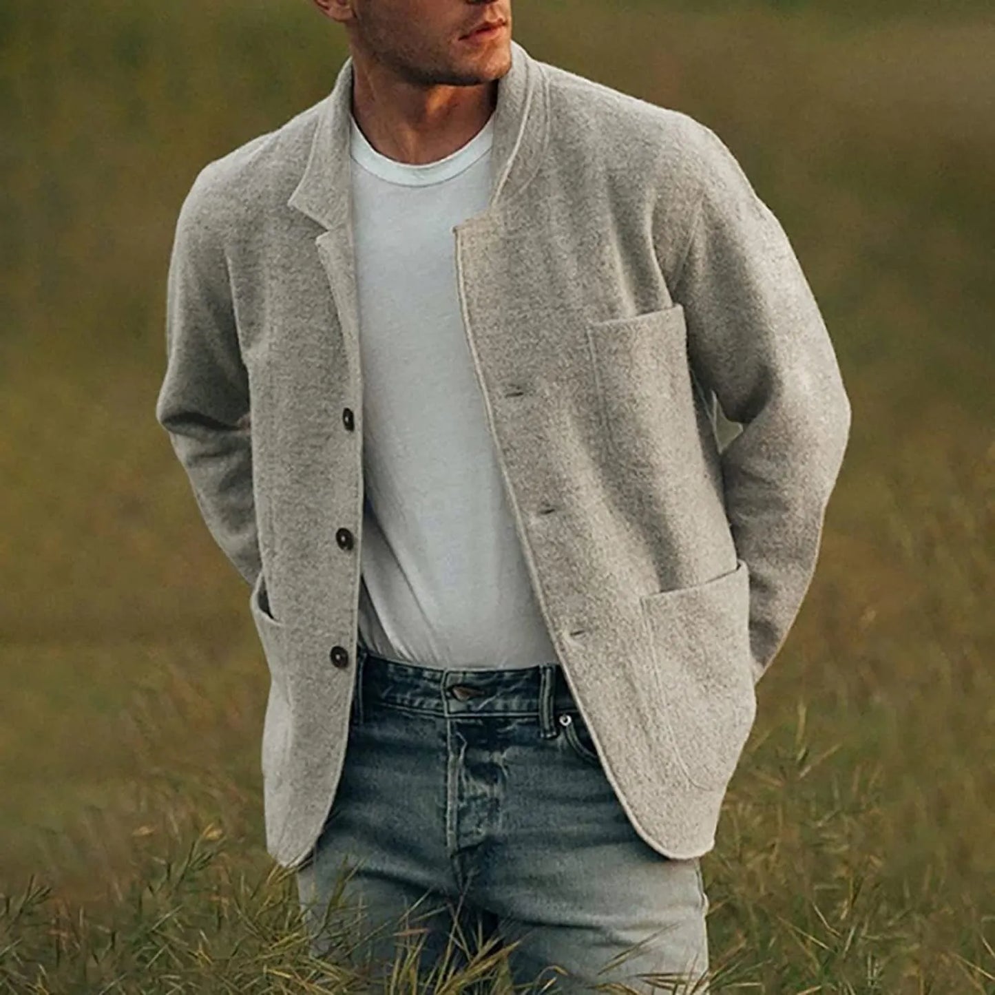 John | Elegant Men's Blazer with Pockets