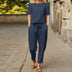 Alexi | Elegant Jumpsuit Set - Blue