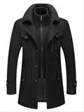 Hugh | Men's Double-Breasted Pea Coat