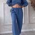 Regina | Timeless Ensemble of Style and Comfort - Blue