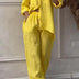 Regina | Timeless Ensemble of Style and Comfort - Yellow