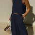 Kelsey | Elegant Two-Piece Set for Effortless Sophistication - Navy Blue