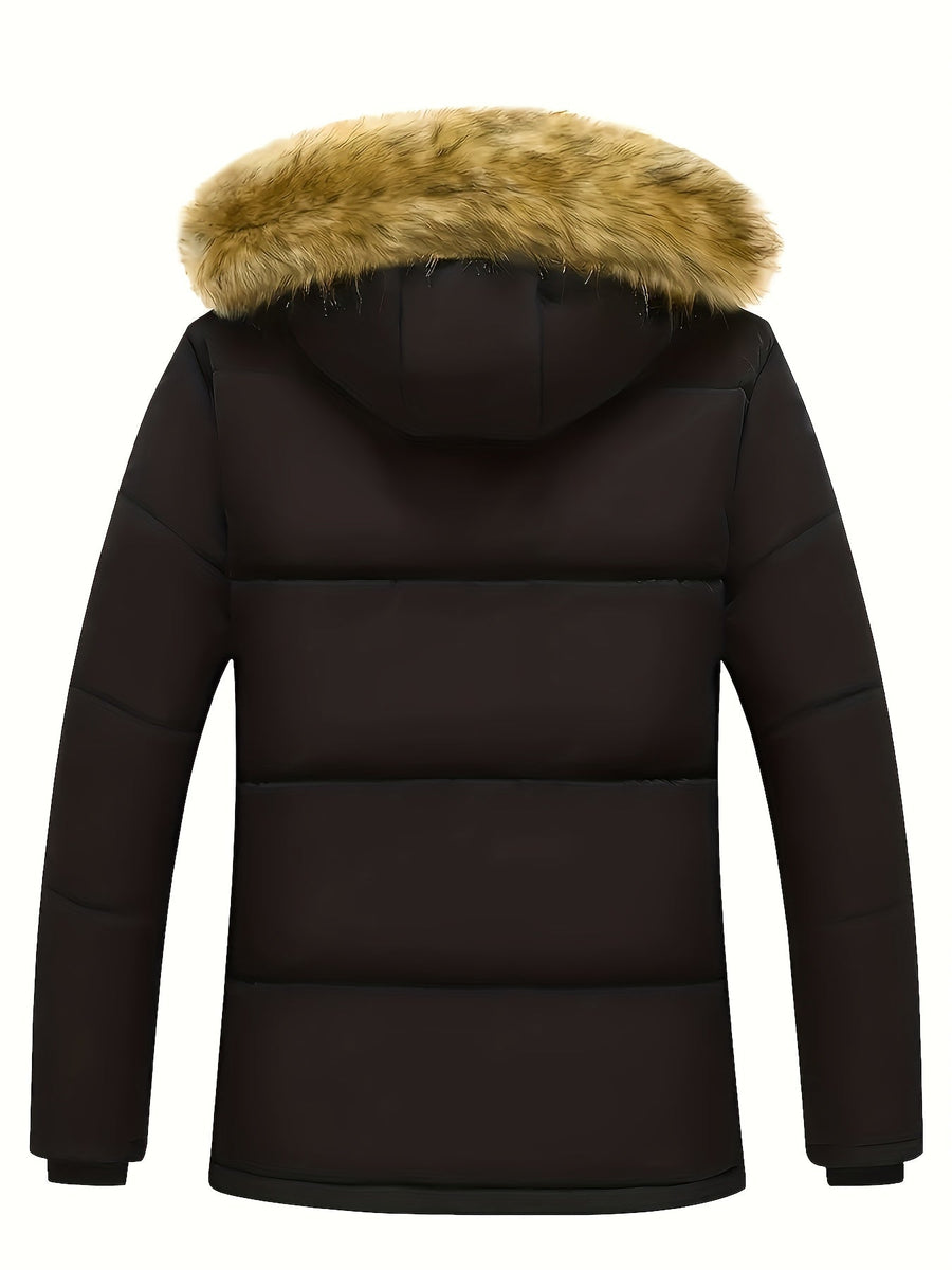 Men's Hooded Quilted Puffer Jacket