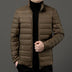 Todd Men's Slim-Fit Lightweight Puffer Jacket - Taupe