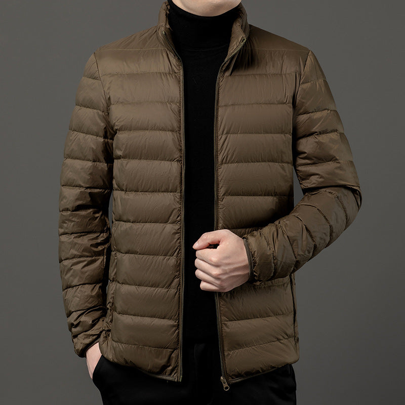 Todd Men's Slim-Fit Lightweight Puffer Jacket