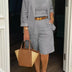 Ava | Effortless Casual Summer Set for Comfort and Elegance - Grey