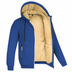 Randy | Men's Fleece-Lined Hooded Zip Jacket - Royal Blue