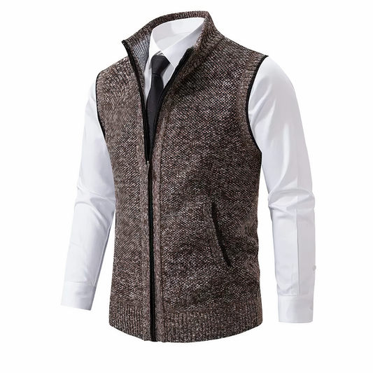 Dale | Men's Luxurious Zip-Up Vest