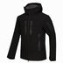 Percy | Men's Full Zip Hooded Jacket in Luxe Fabric - Black