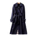 Rosie | Women's Long Double-Breasted Coat in Luxurious Fabric