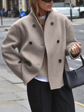 Charlene | Women's Double-Breasted Pea Coat
