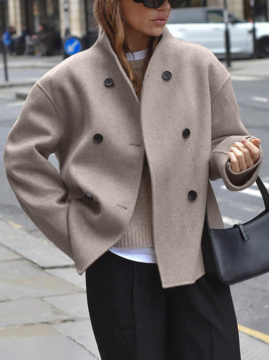 Charlene | Women's Double-Breasted Pea Coat