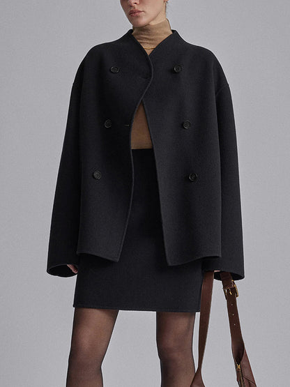 Charlene | Women's Double-Breasted Pea Coat