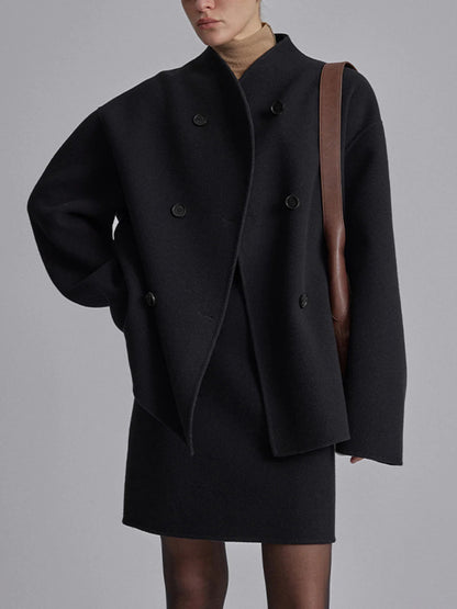 Charlene | Women's Double-Breasted Pea Coat