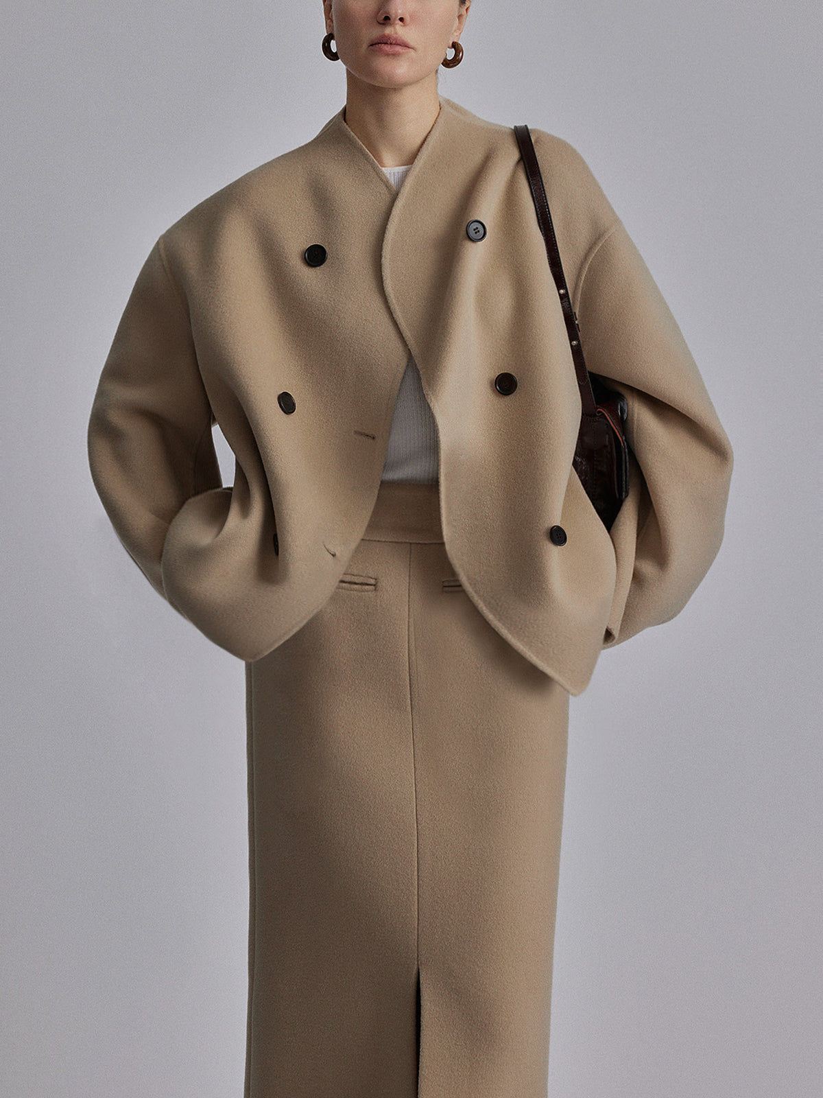 Charlene | Women's Double-Breasted Pea Coat