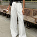 Rosemary | High-Waisted Pleated Wide-Leg Pants in Elegant Style - White