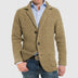 Henry | Men's Two-Button Knit Blazer - Khaki
