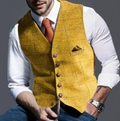Cameron | Men's Slim Fit Dress Vest in Luxe Fabric