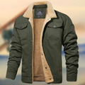Teddy Men's Sherpa Collar Casual Jacket