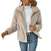 Stephanie | Luxurious Plush Fleece Jacket - Beige