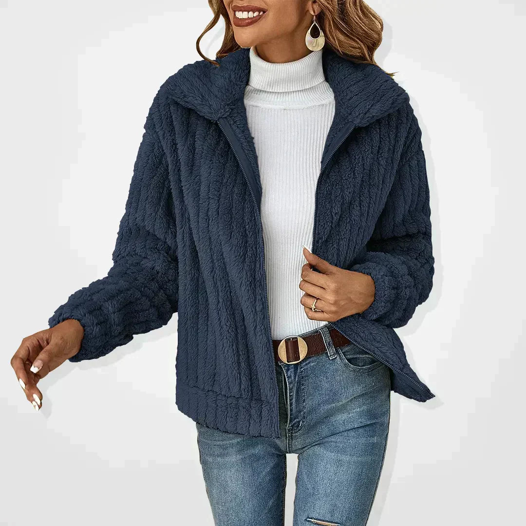 Stephanie | Luxurious Plush Fleece Jacket