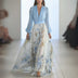 Rita | Elegant Floral Maxi Dress - Floral