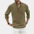 Benjamin | Men's Long Sleeve Casual Shirt in Luxurious Fabric