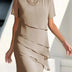 Diane | Luxurious Summer Dress with Premium Comfort - Khaki