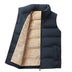 Saul | Men's Quilted Puffer Vest - Navy