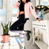 Sheryl | Women's Lightweight Bomber Jacket - Pink