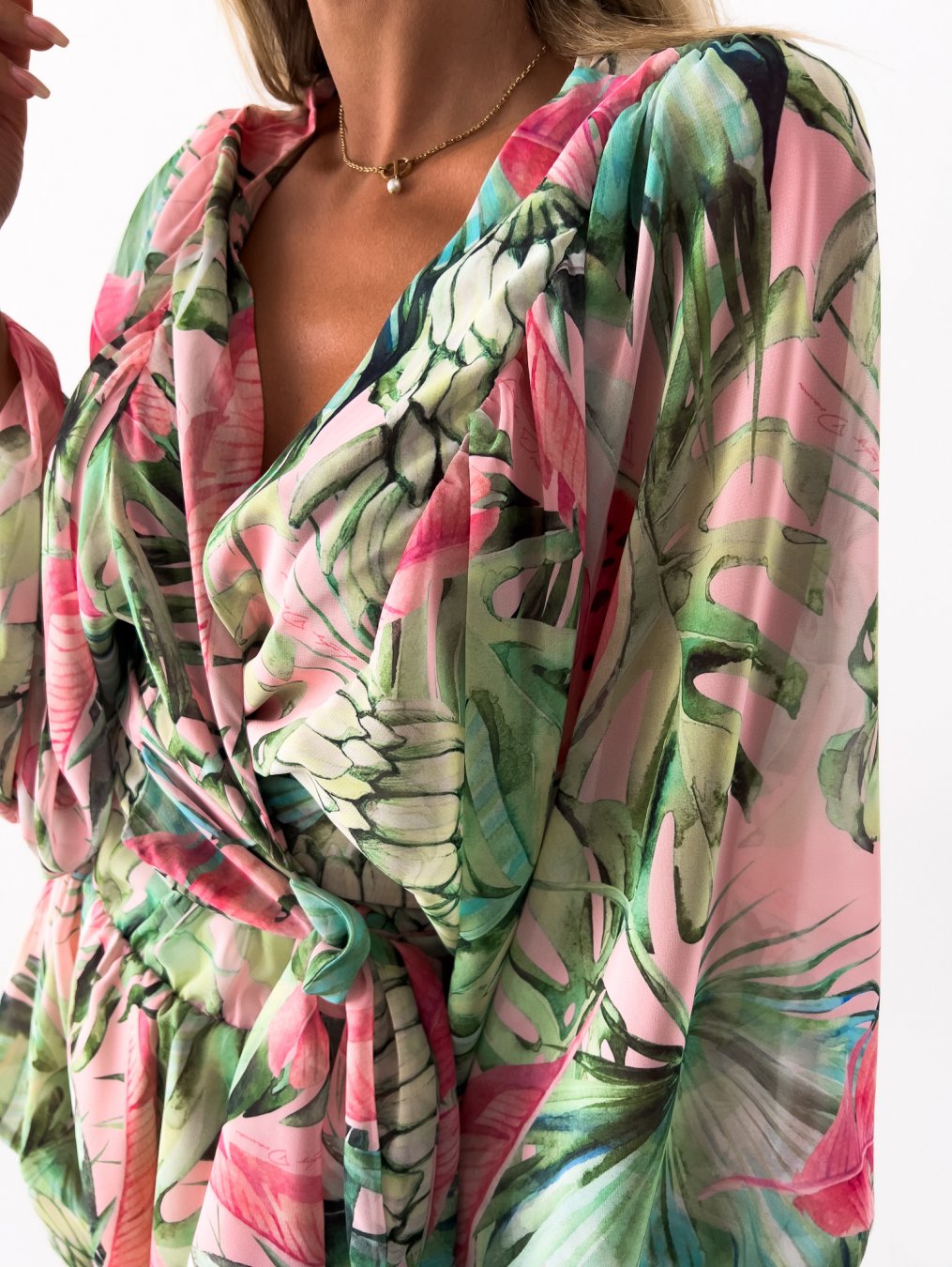 Ivy | Women's Elegant Flowy Two-Piece Shorts and Blouse Set