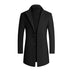 Henry | Men's Slim-Fit Dress Coat - Black