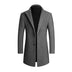 Henry | Men's Slim-Fit Dress Coat - Grey
